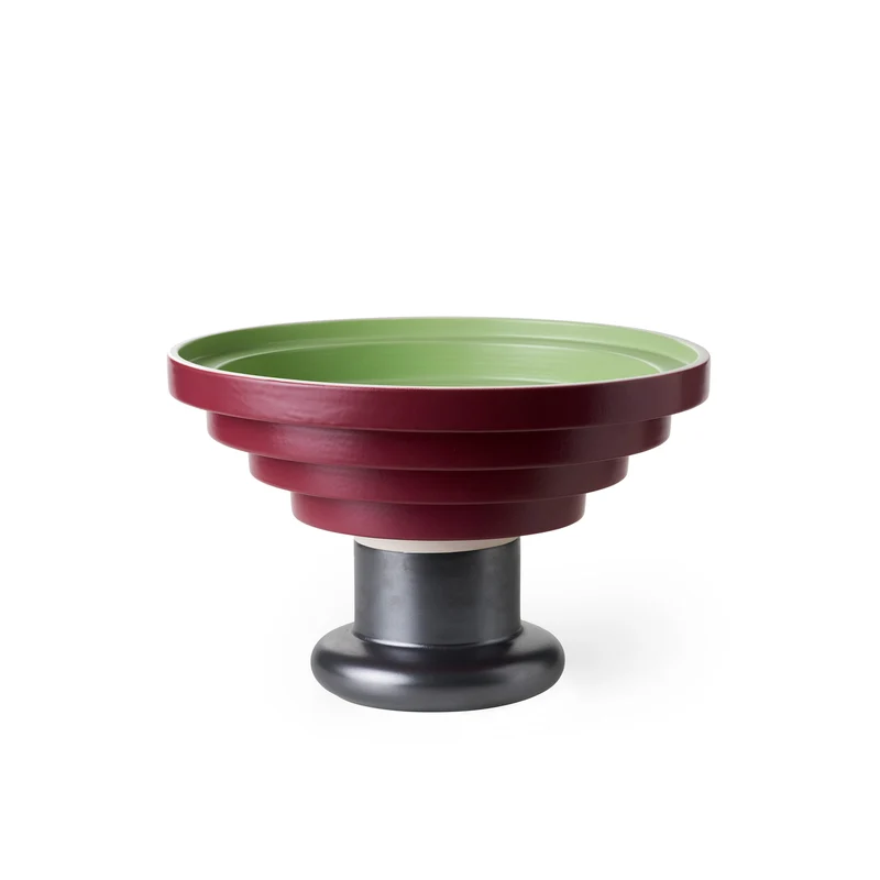 Ceramic Centrepiece ALZATA A GRADINI by Ettore Sottsass for Bitossi Ceramiche