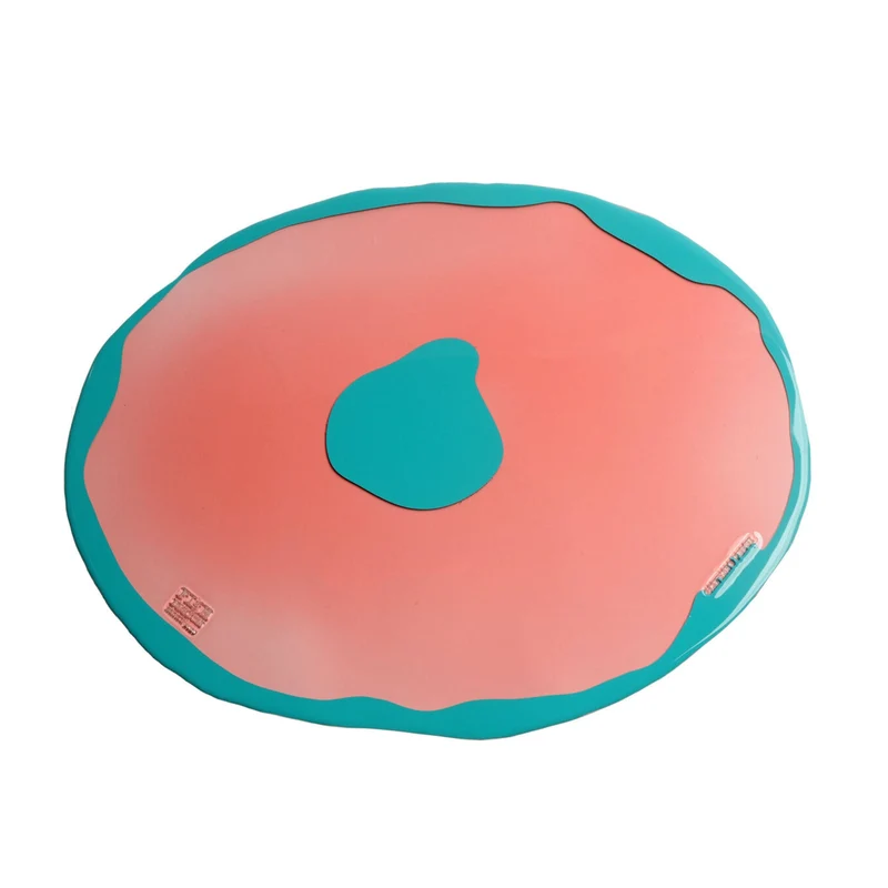 Placemat TABLE-MATES RO Clear Pink Set of Six by Gaetano Pesce for Fish Design
