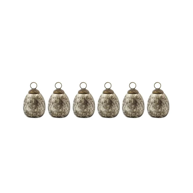 Kaartenhouder Pack antiekzilver - 6 stuks