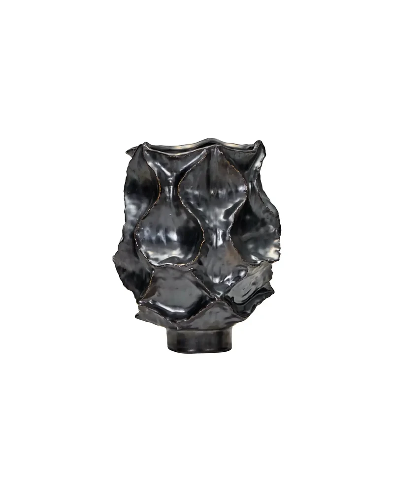 Vaas Waves Antiek metaal 25cm
