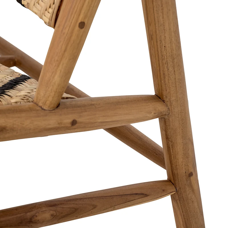 Sedia da soggiorno Lennox, Natura, Teak