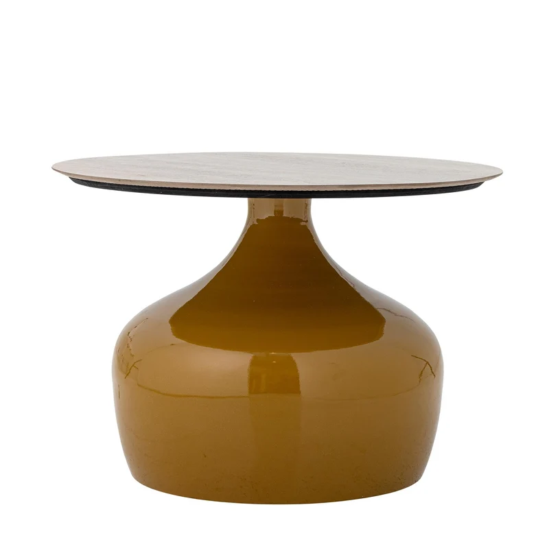 Lecco Couchtisch, Gelb, Metall