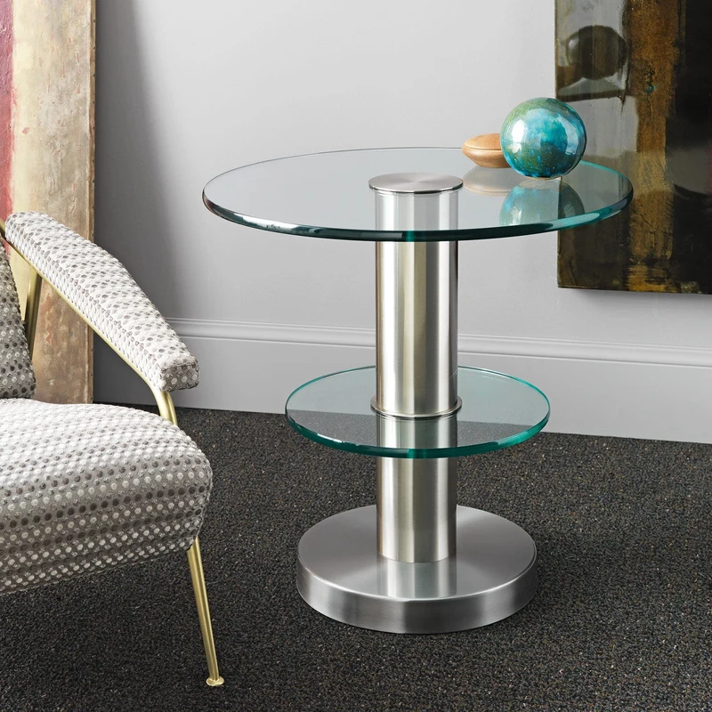 Glass Side Table TAVOLINO 1932 by Gio Ponti for FontanaArte