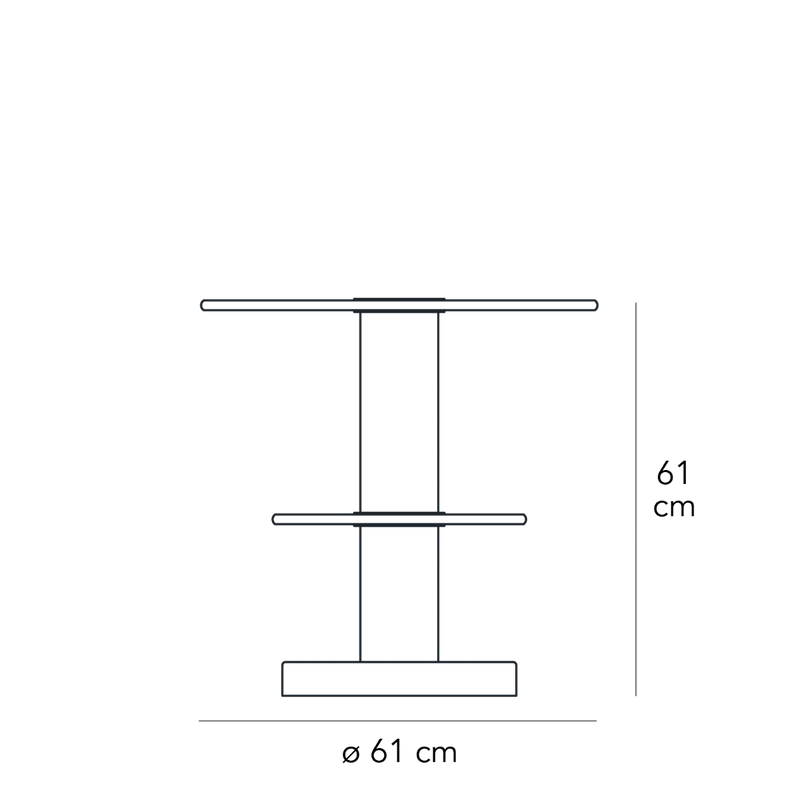 Glass Side Table TAVOLINO 1932 by Gio Ponti for FontanaArte