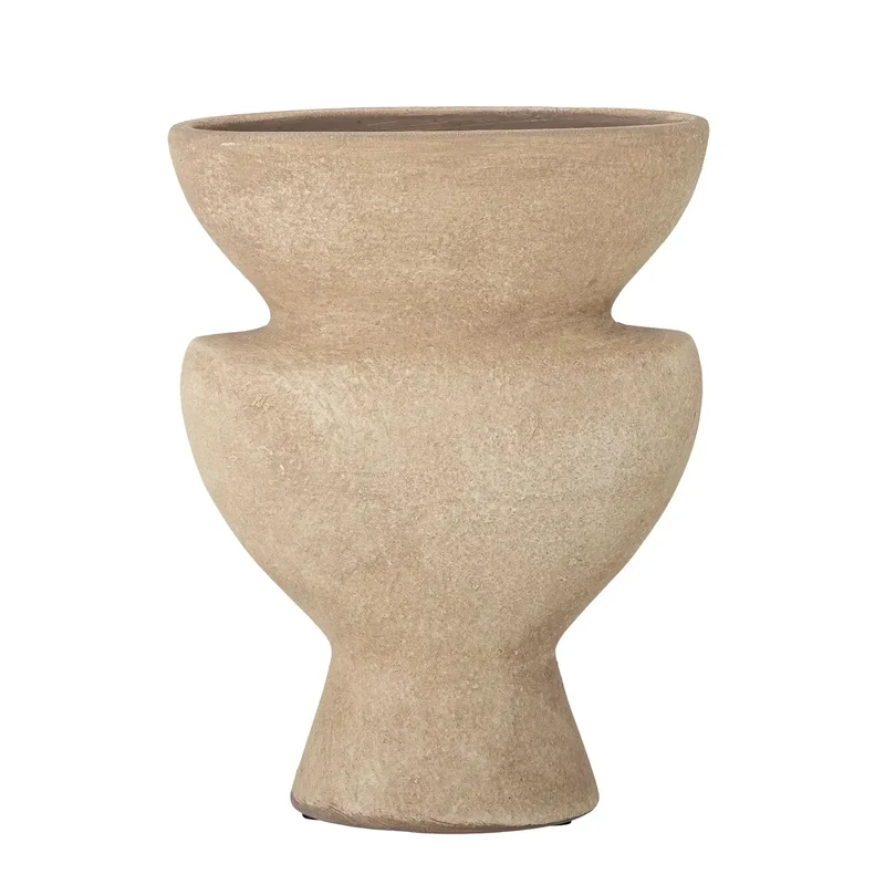 Vaas terracotta beige Cristel 19cm