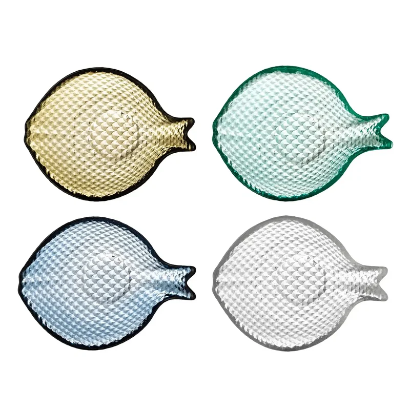 Set schaaltjes glas multi Yuta - set van 4