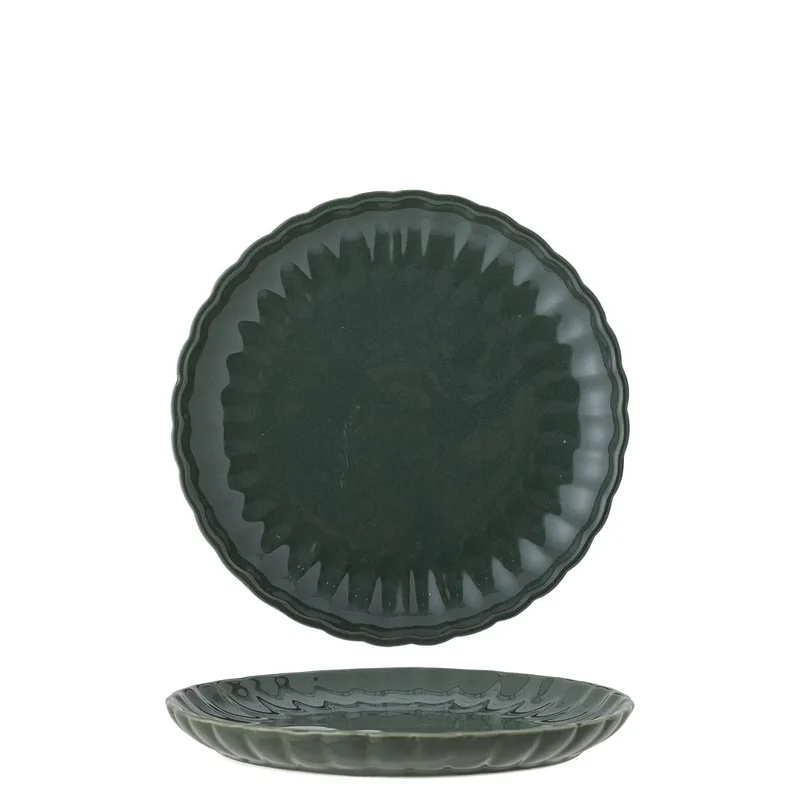 Bord aardewerk groen Latina 20cm