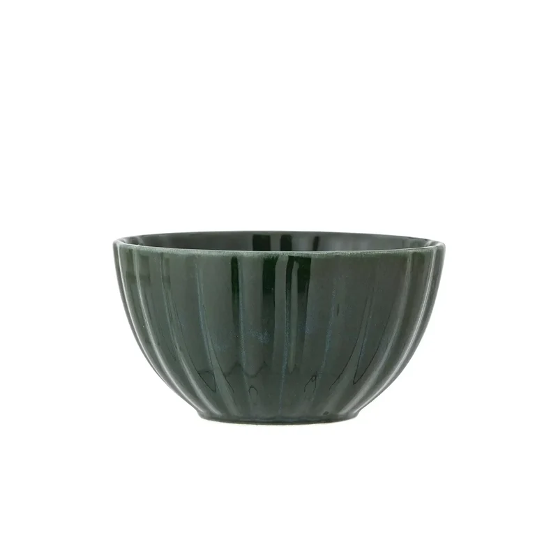 Schaal aardewerk groen Latina 12cm