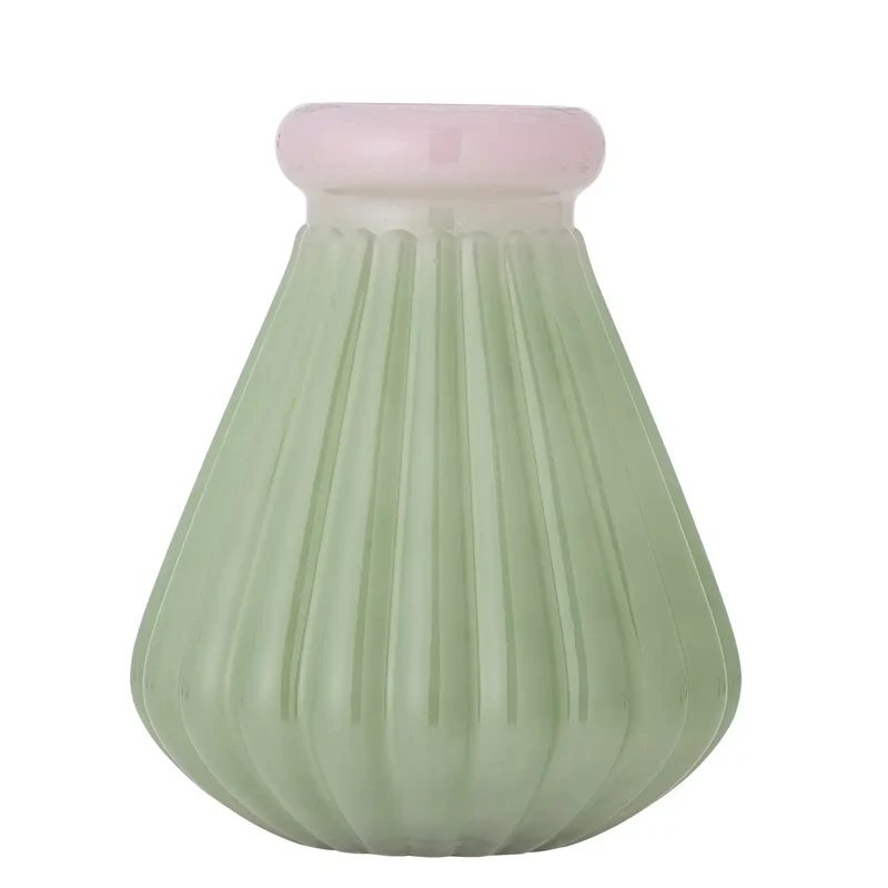 Vaas glas groen Judith 24cm