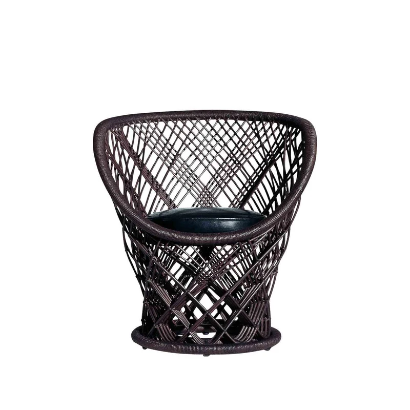 Peacock Chair PAVO Brown by Patricia Urquiola for Driade