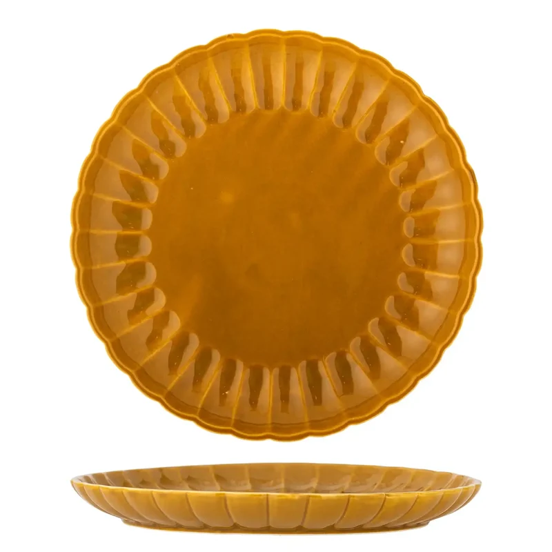 Bord aardewerk geel Latina 27cm