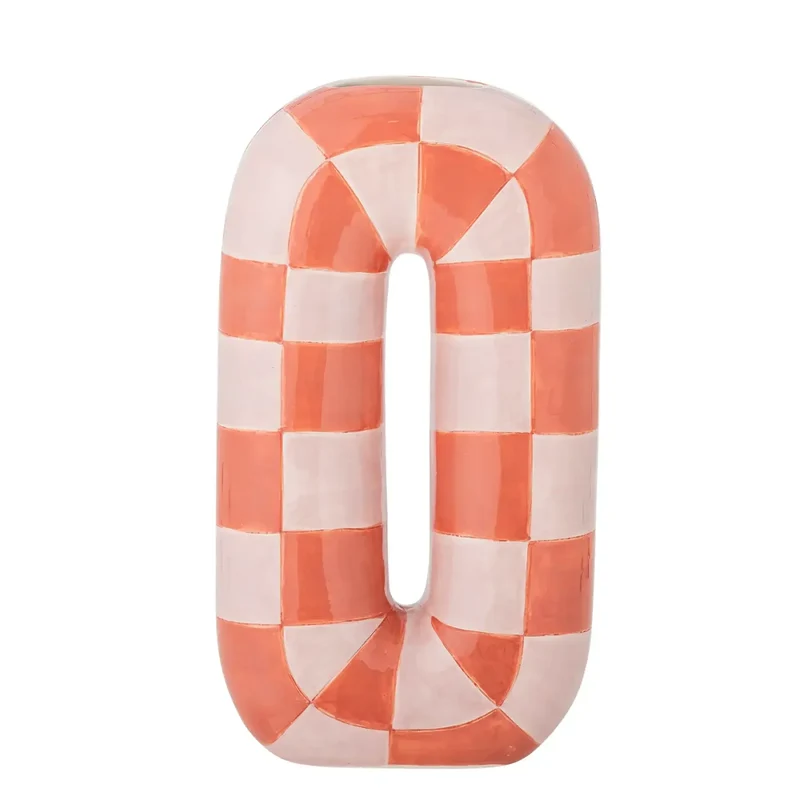 Vaas keramiek oranje Mae 32cm
