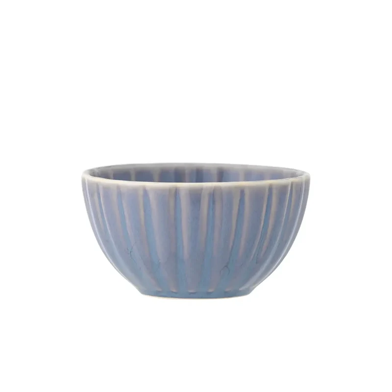 Schaal aardewerk blauw Latina 12cm