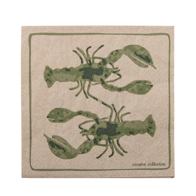 Servetten papier groen Hadden 33x33cm - 20 stuks