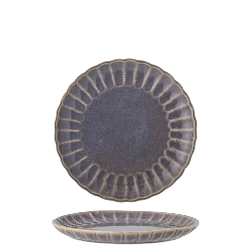 Bord aardewerk paars Latina 20cm