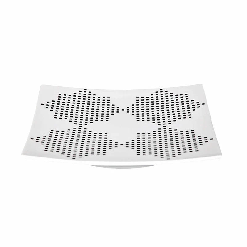 Ceramic Plate URBAN PIXEL by Improntabarre