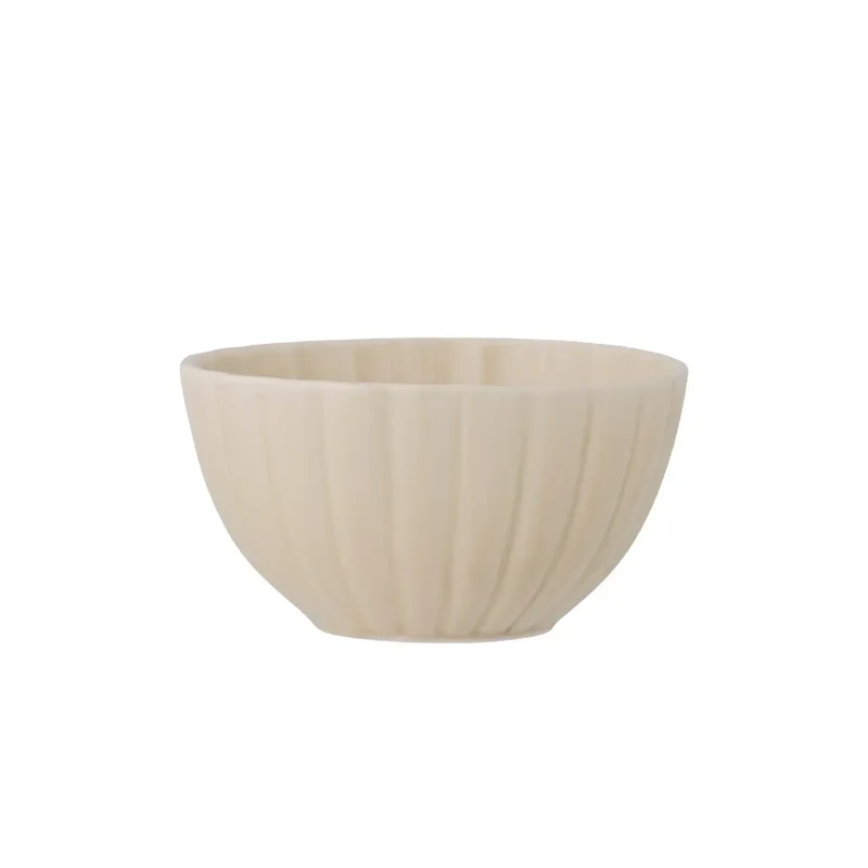 Schaal aardewerk beige Latina 12cm
