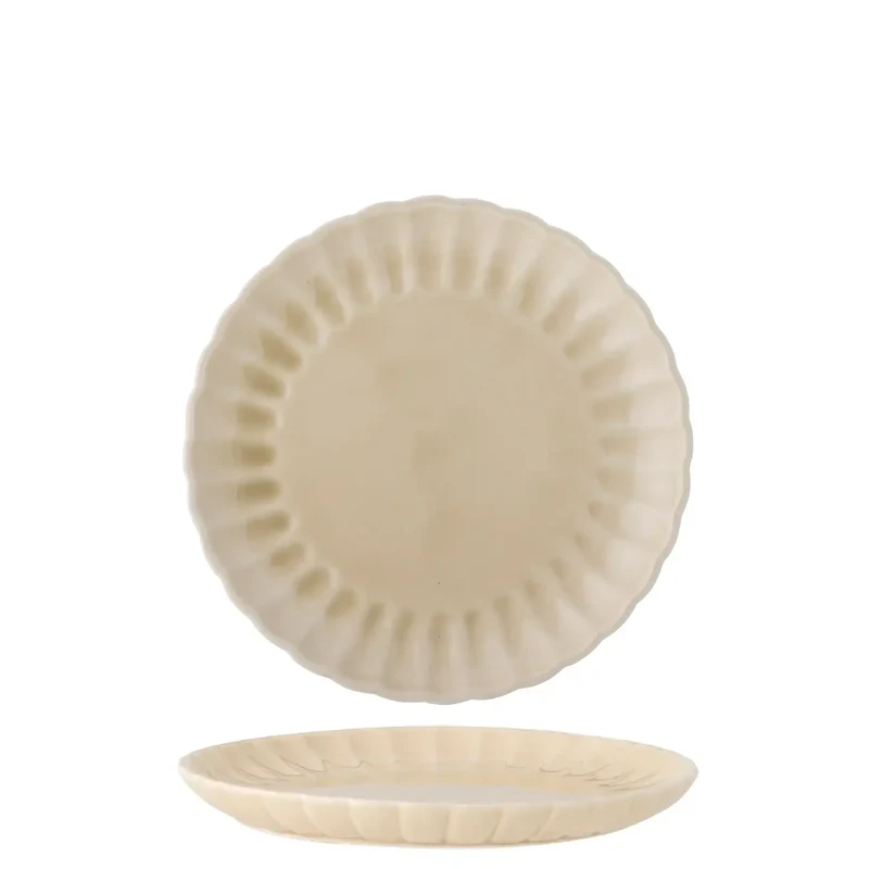 Bord aardewerk naturel Latina 20cm