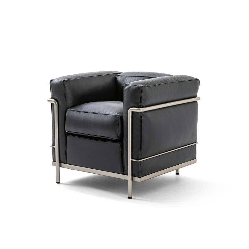 Armchair - "2, Fauteuil Grand Confort, Durable", designed by Le Corbusier, Pierre Jeanneret, Charlotte Perriand for Cassina