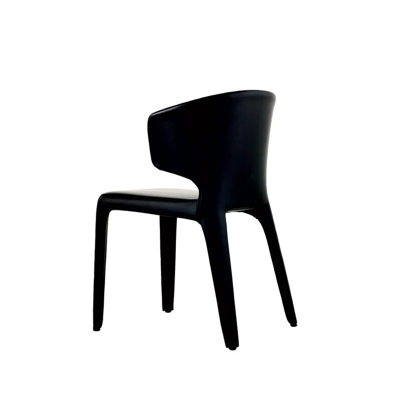 Leather Chair HOLA 367, designed by Hannes Wettstein for Cassina