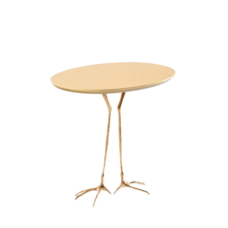 Bronze Accent Table TRACCIA, designed by Meret Oppenheim for Cassina