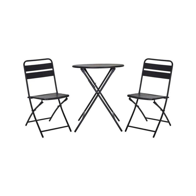 Bistro set Helo zwart