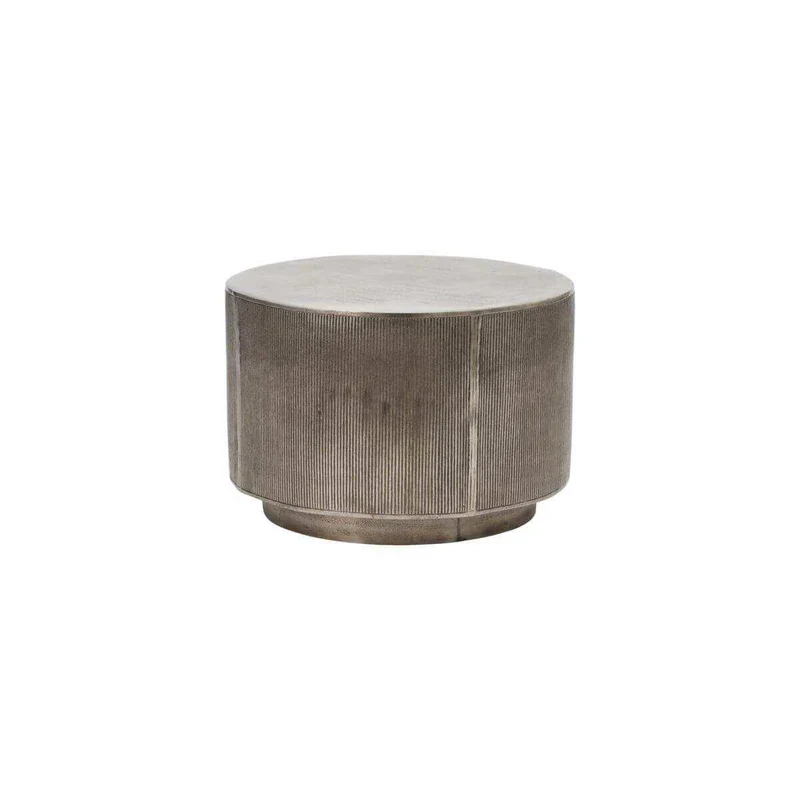 Salontafel Rota geborsteld zilver 35cm