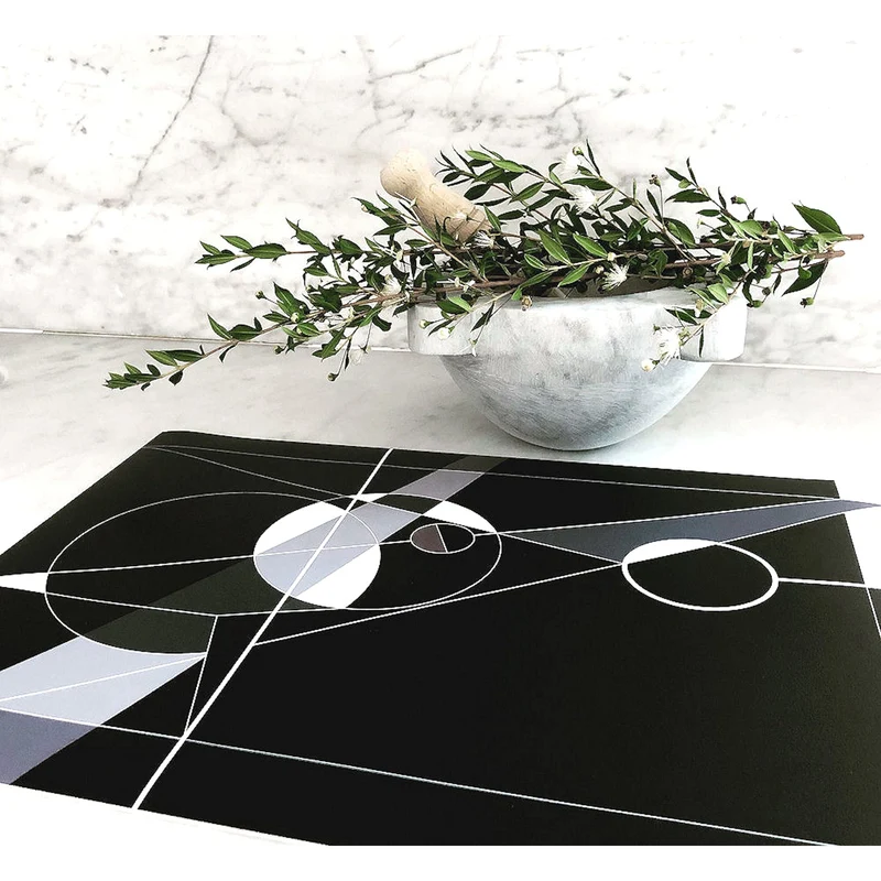 Vinyl Placemats SEGNO GRAFICO by Valeria Eva Rossi