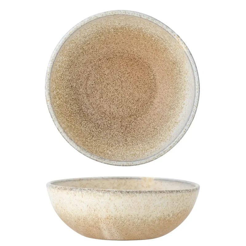 Kom aardewerk naturel Paula 16cm