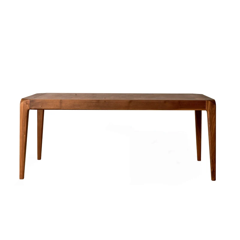 Extendable Walnut Wood Table SENTIERO by Dale Italia