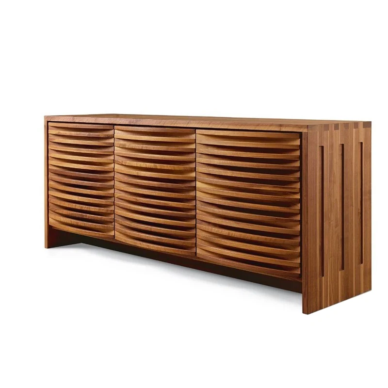 Walnut Wood Sideboard ONDA by Dale Italia