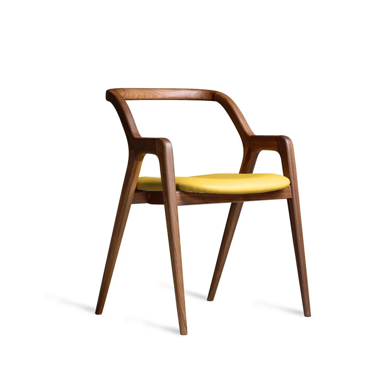 Walnut Wood Chair IN BREVE by Dale Italia