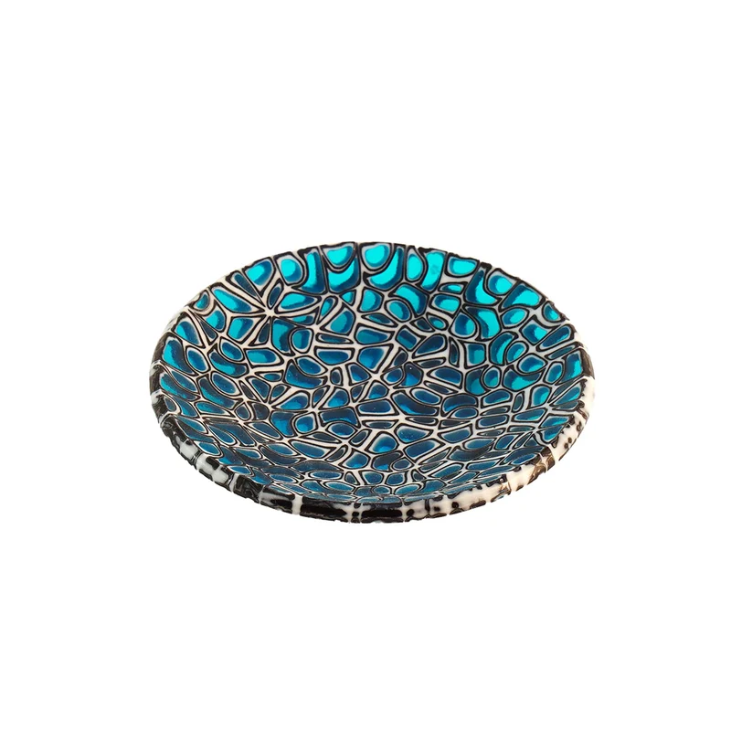 Murano Glass Centrepiece Blue MERLETTI by Panizzi Murano