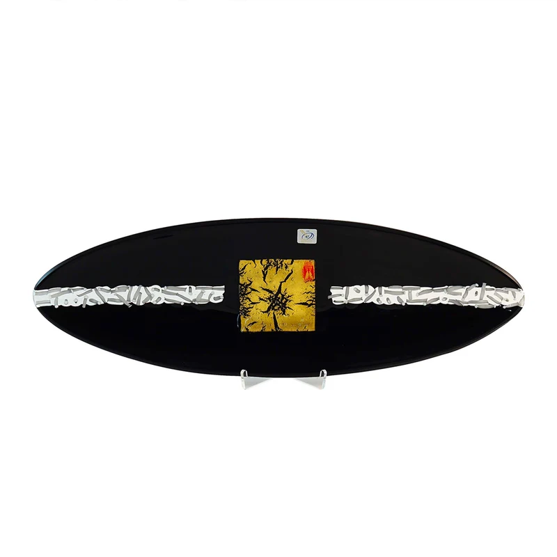 Murano Glass Centrepiece CANOA GOLD