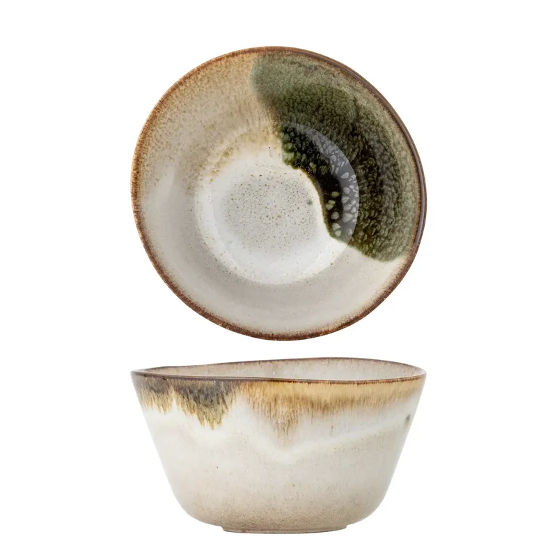Schaal aardewerk groen Jules 15cm