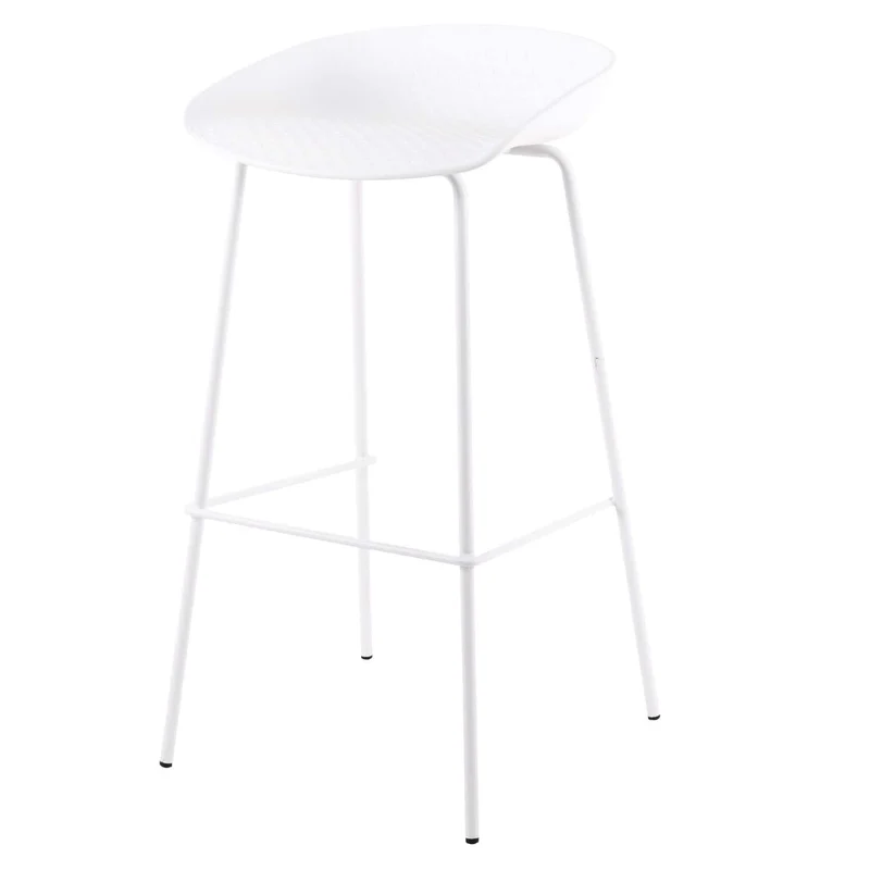 Set 2 Sgabelli NETTA h62cm Bianco