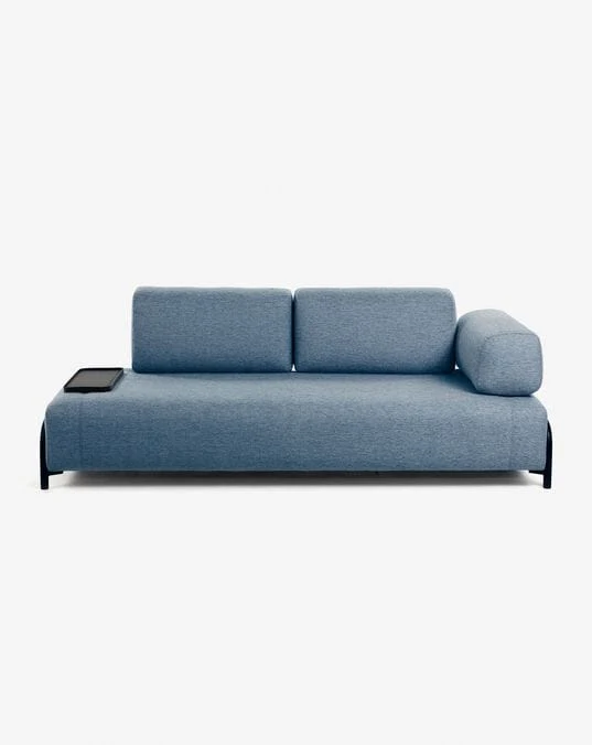 Divano SMART componibile 3 posti con vassoio piccolo 232 cm