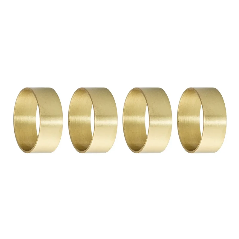 Servetring messing goud Laurie - set van 4