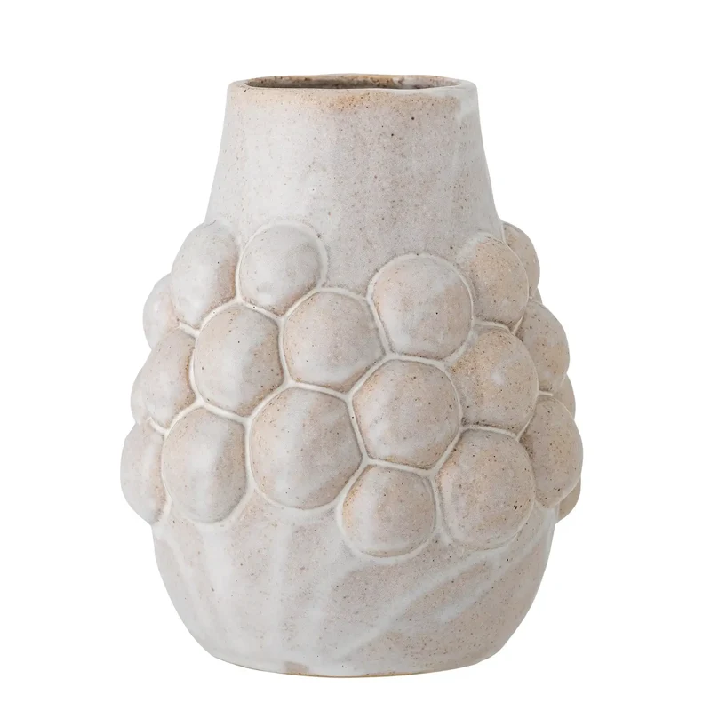 Vaas aardewerk nature Poldor 19cm
