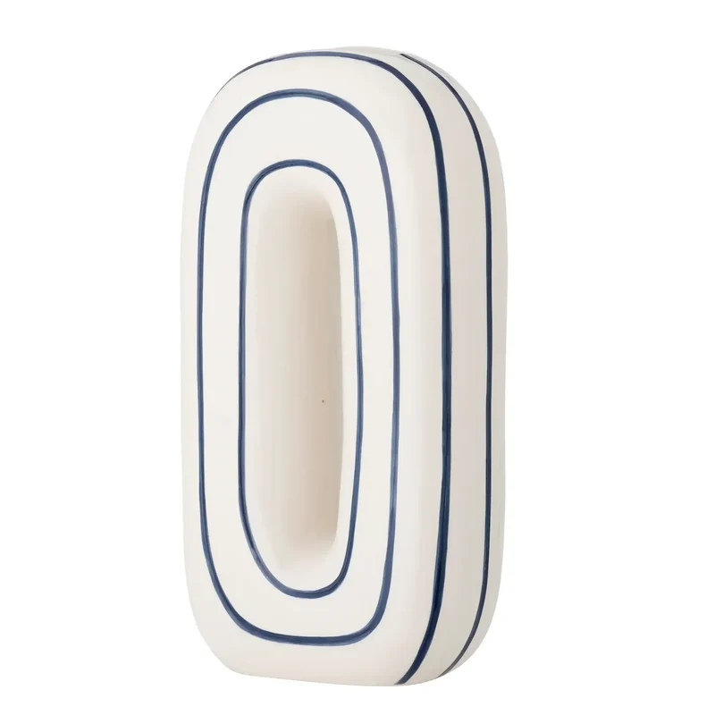 Vaas keramiek blauw Mae 32cm