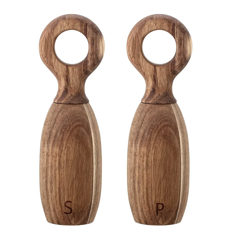 Set peper- en zoutmolen acacia nature Martim