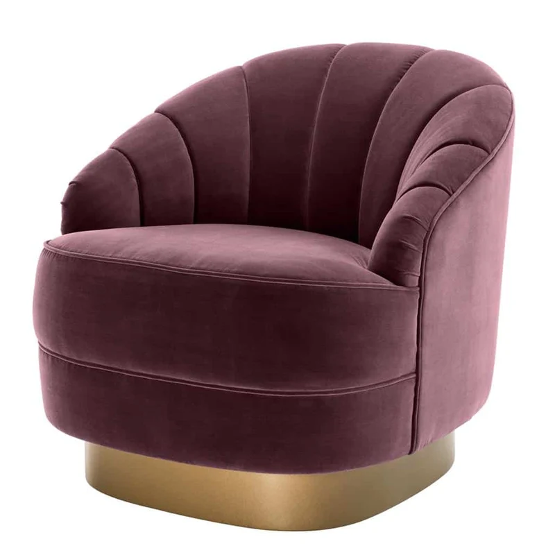 Chair HADLEY Cameron Purple by Eichholtz