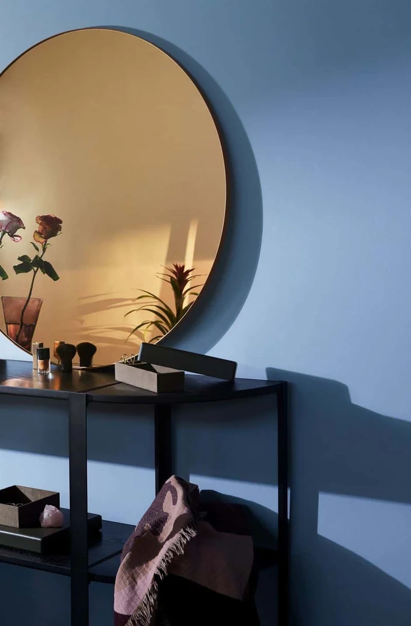 CIRCUM mirror AMBER-GOLD