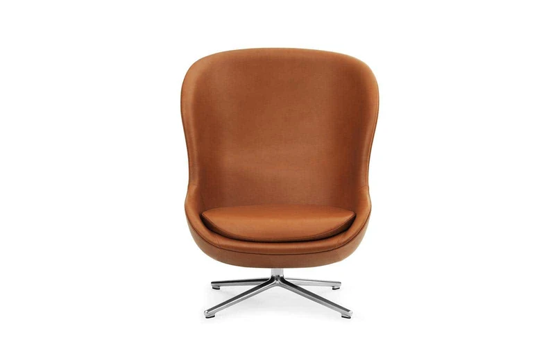 Poltrona HYG LOUNGE Chair High in Pelle by Normann Copenhagen - Restylit Shop