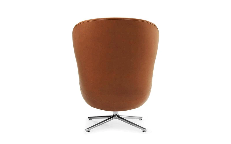Poltrona HYG LOUNGE Chair High in Pelle by Normann Copenhagen - Restylit Shop