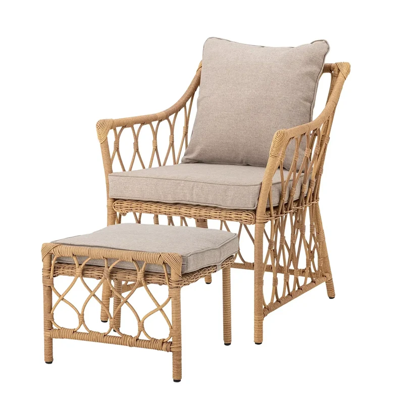Loungefauteuil polyrattan nature Belluce