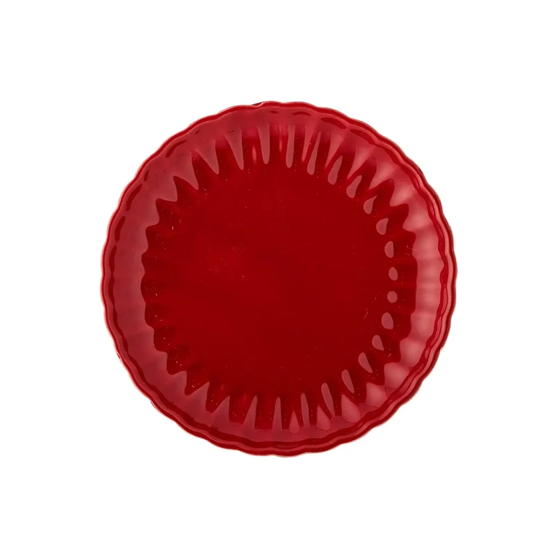 Bord aardewerk rood Latina 20cm