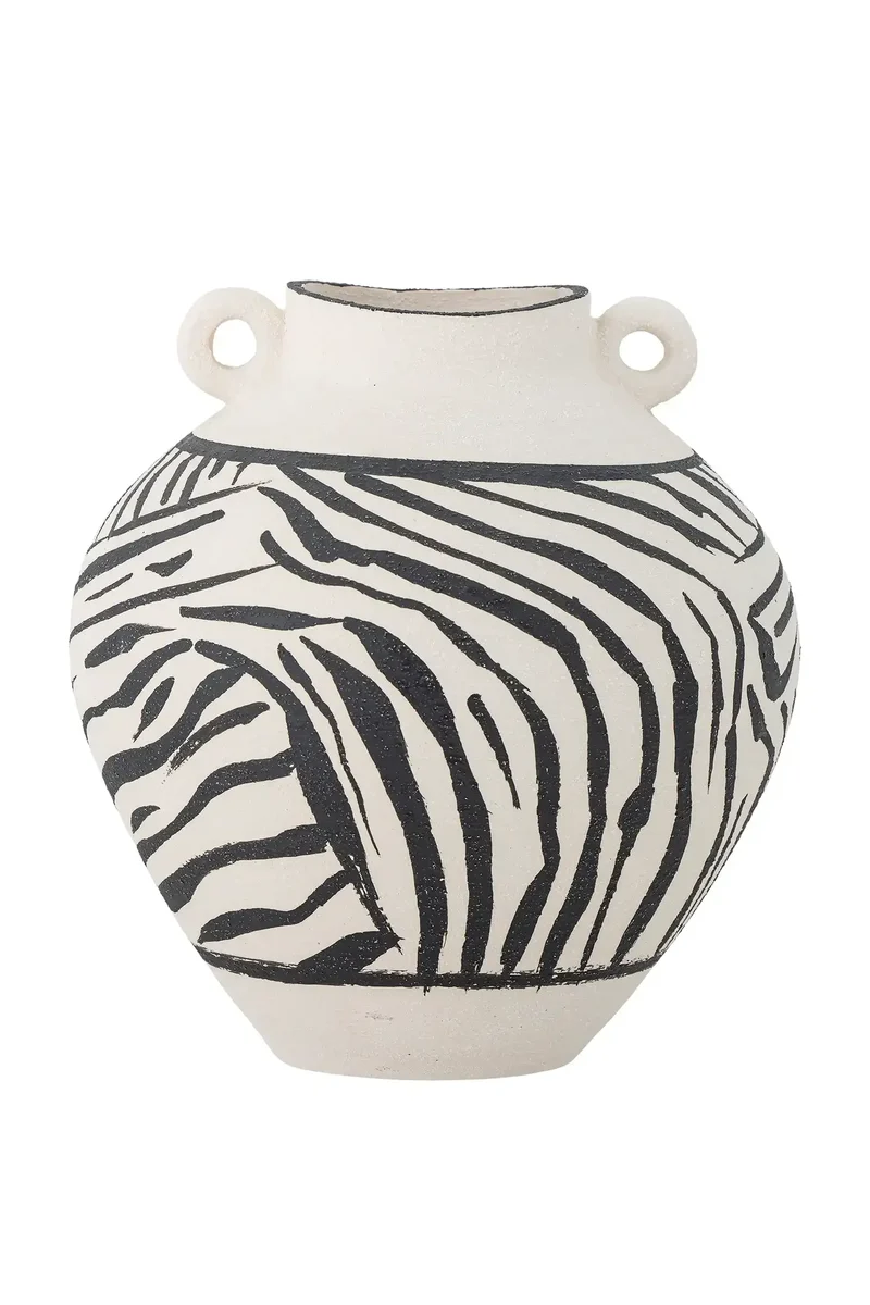 Vaas aardewerk zwart Togo 25cm