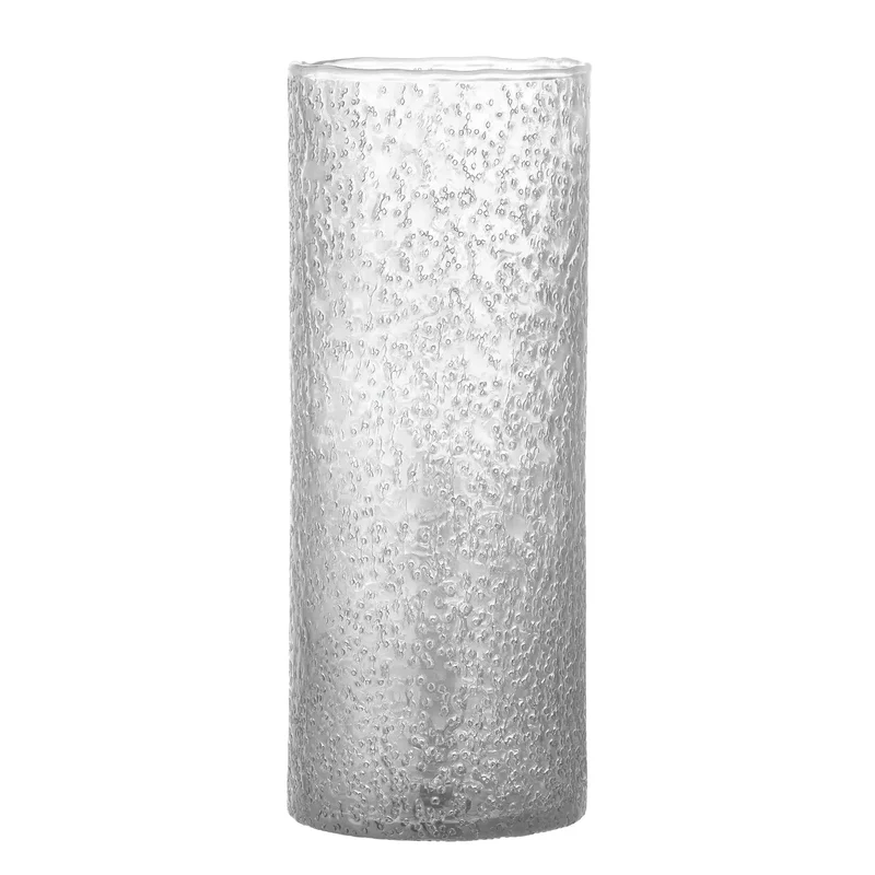 Vaas gerecycled glas transparant Zenta 32cm