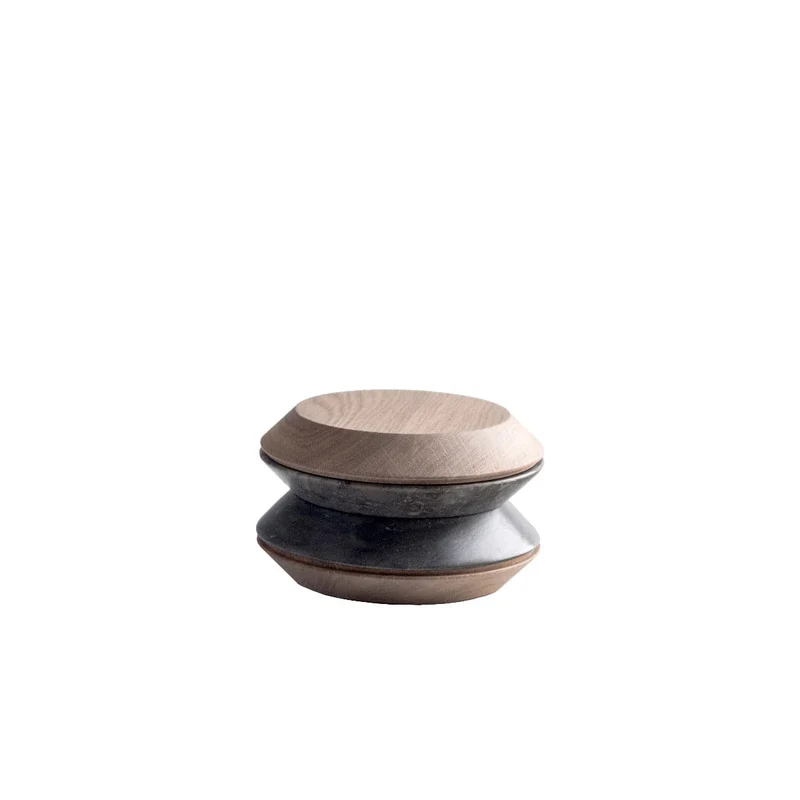 Marble & Wood Centrepiece MONDI PARALLELI Small